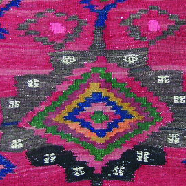 Code,3086 South East Of Iran,Afshar tribes,Small Kilim,wool on cotton base,all natural colors
