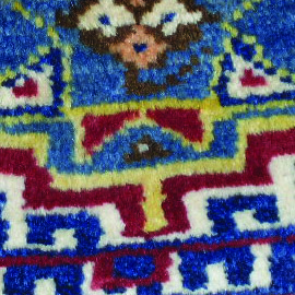 Code;1023 Central of Iran,Bakhtiari area,Lor tribes,Original Salt bag,wool on cotton base,full pile,All natural colors