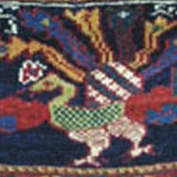 Code;1019 South east of Iran,Afshar tribes,Complete knotted bag,wool on cotton /SOLD/